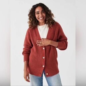 Faherty Women's Buttoned Cardigan Sweater